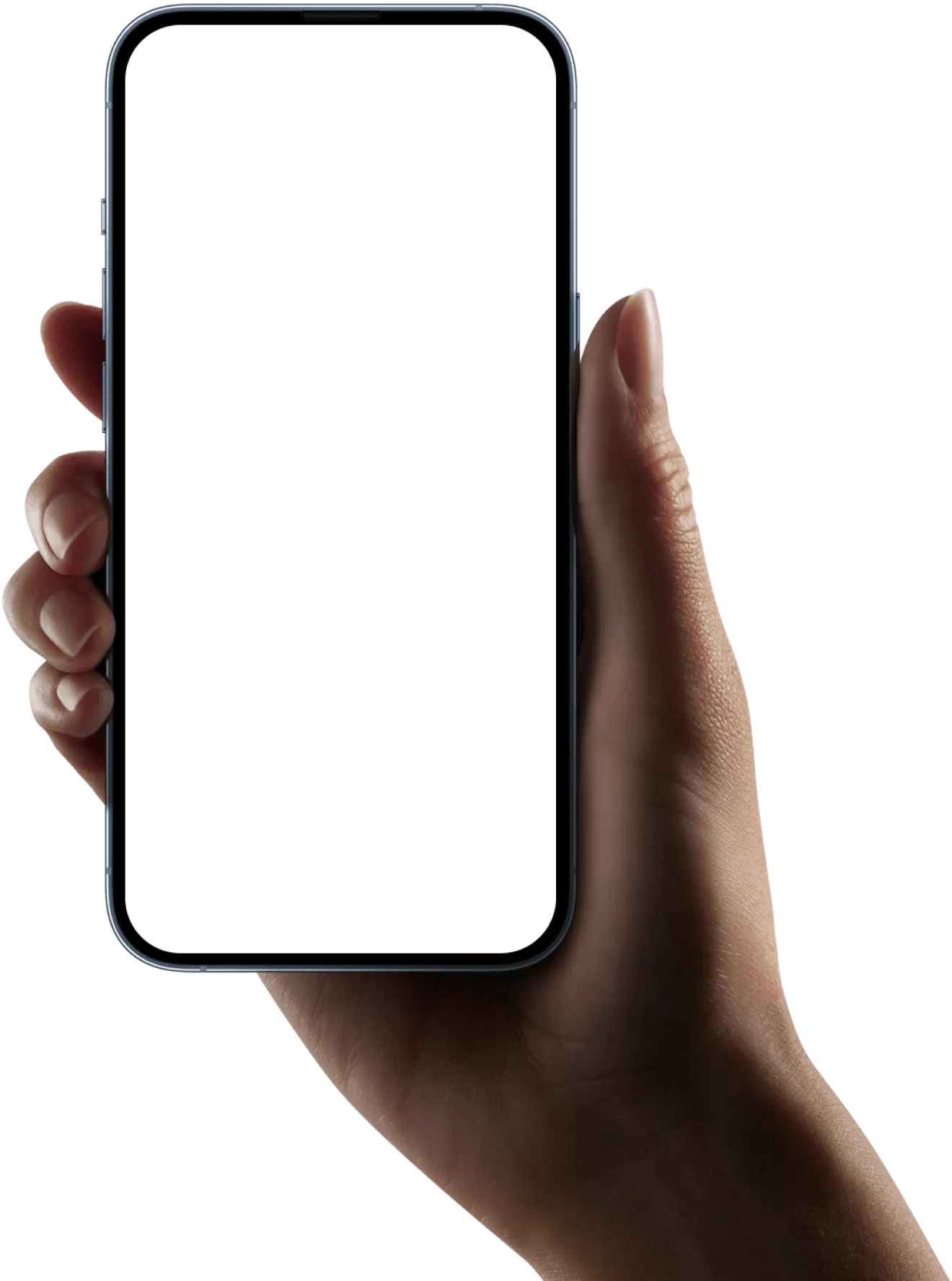 iPhone being held